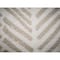 Deerlux Living Room Area Rug with Nonslip Backing, Abstract Beige Chevron Strokes Pattern, 8 x 10 ft Large QI003641.L - alternate 5